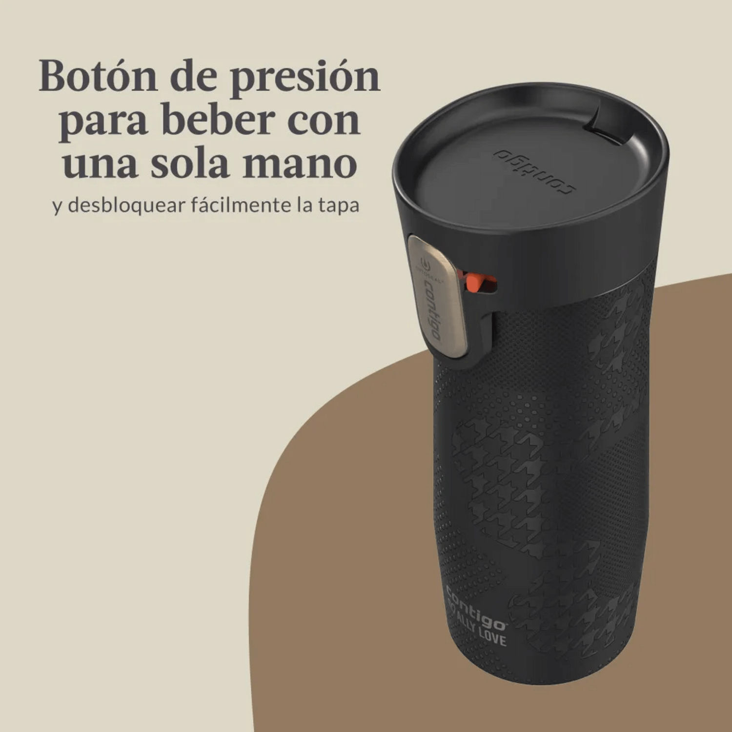 Vaso Mug Térmico Contigo West Loop 3.0 Ally Love 473 ml Ng