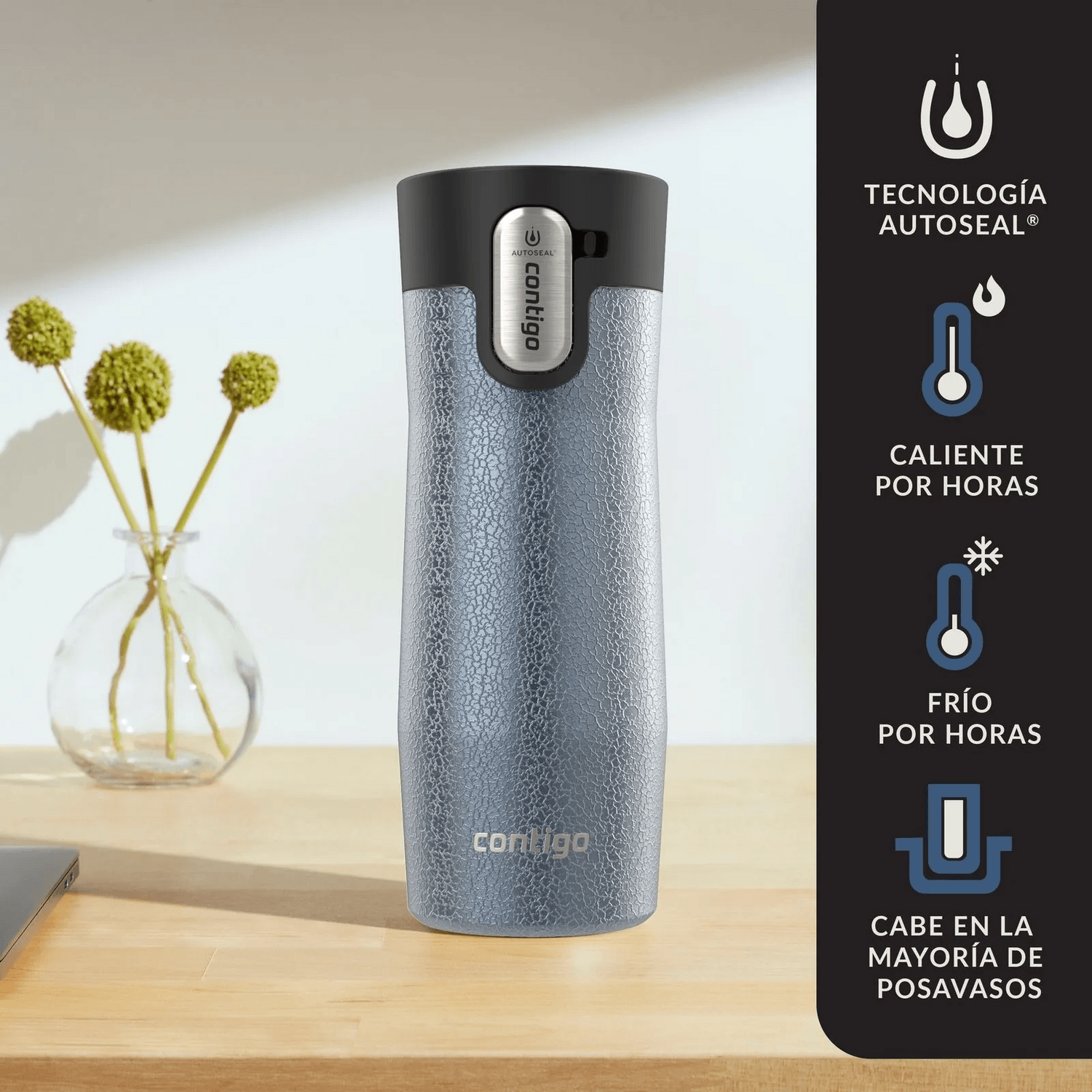 Vaso Mug Termico Contigo WestLoop 3.0 FrioCal Lakeside 473ml