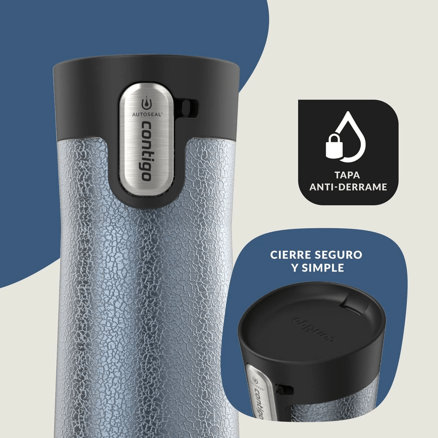 Vaso Mug Termico Contigo WestLoop 3.0 FrioCal Lakeside 473ml