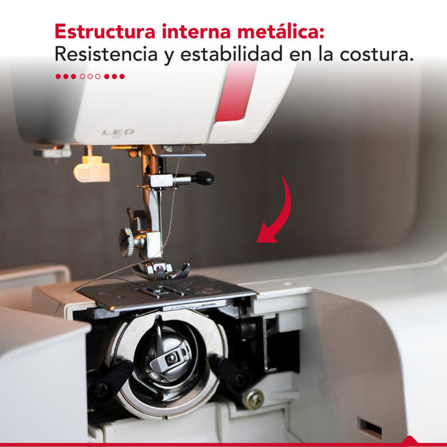 Máquina Coser Nagoya SM036 36 Puntadas Enhebrador Automático