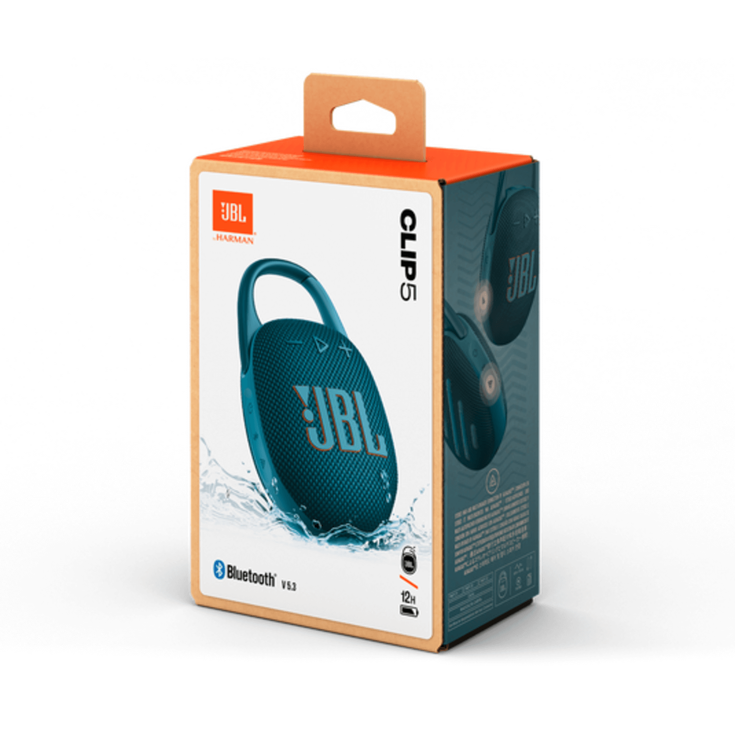 Parlante JBL Clip 5 Bluetooth 5.3 IP67 12h Azul