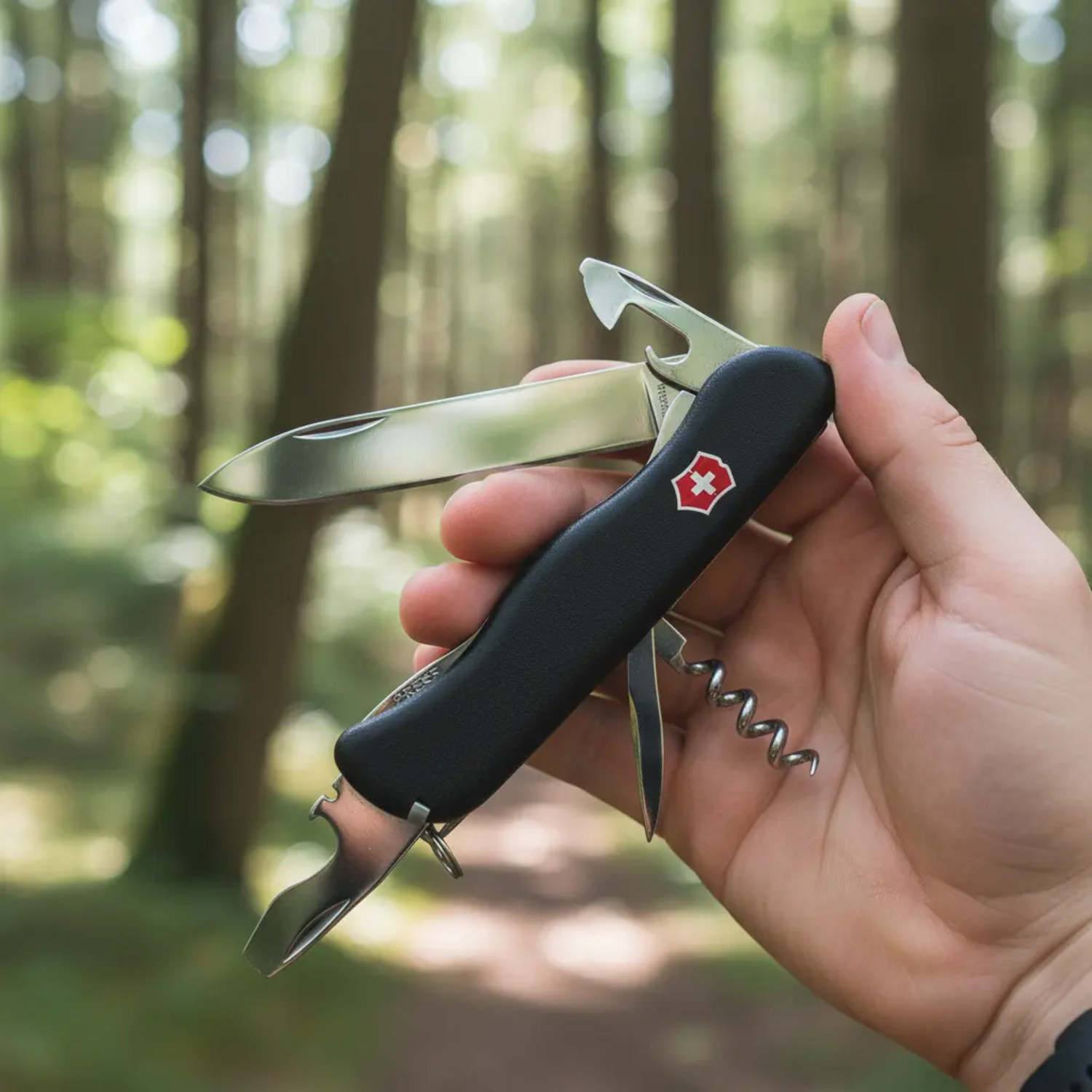 Navaja Cortapluma Victorinox Picknicker 111mm 11 Func Negra