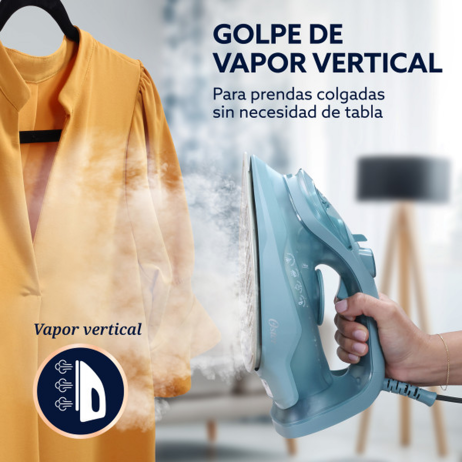 Plancha a Vapor Oster S7000 Ceramica Golpe 180g 1600W Verde