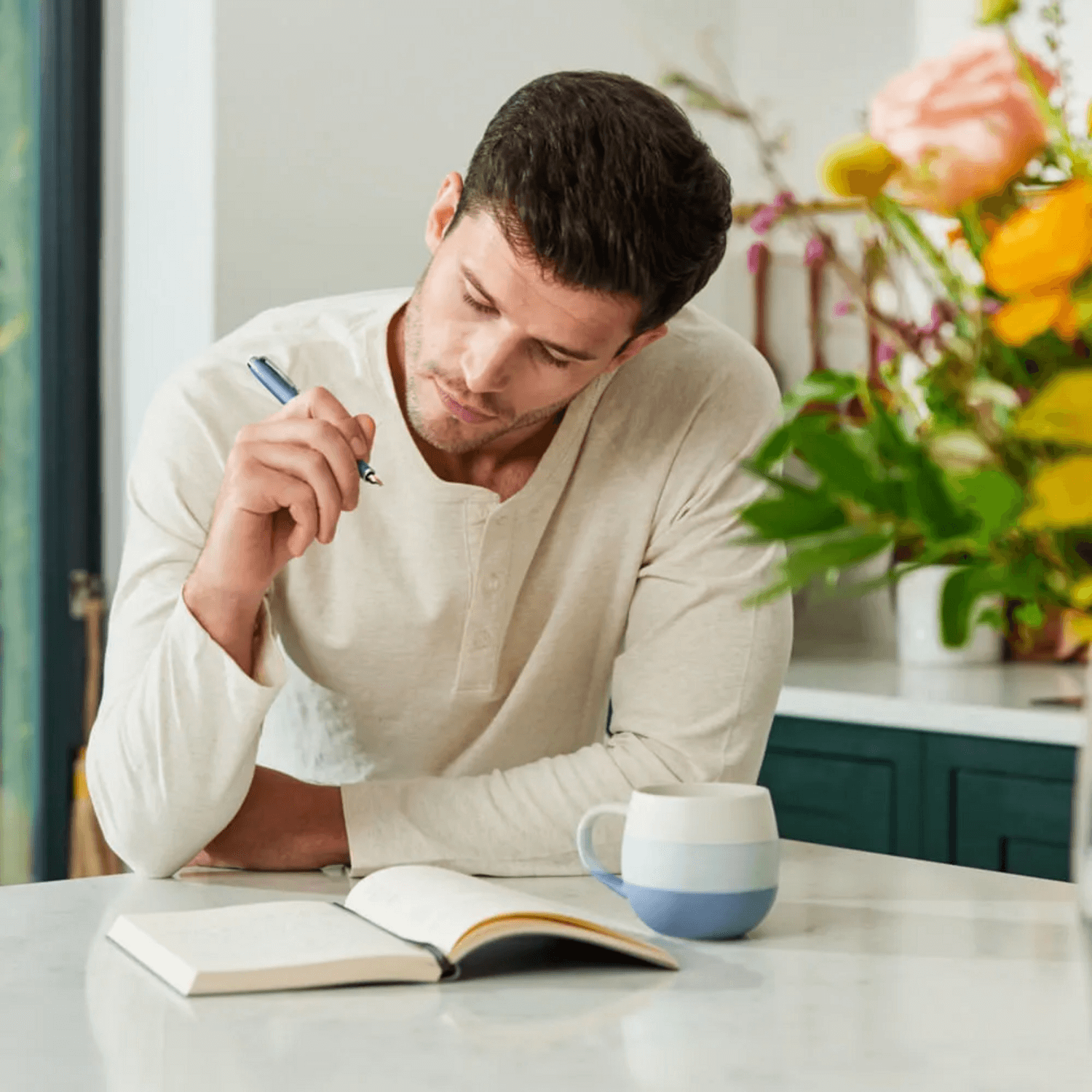 Pluma Parker IM Writing Rituals Azul Med Tinta Azul