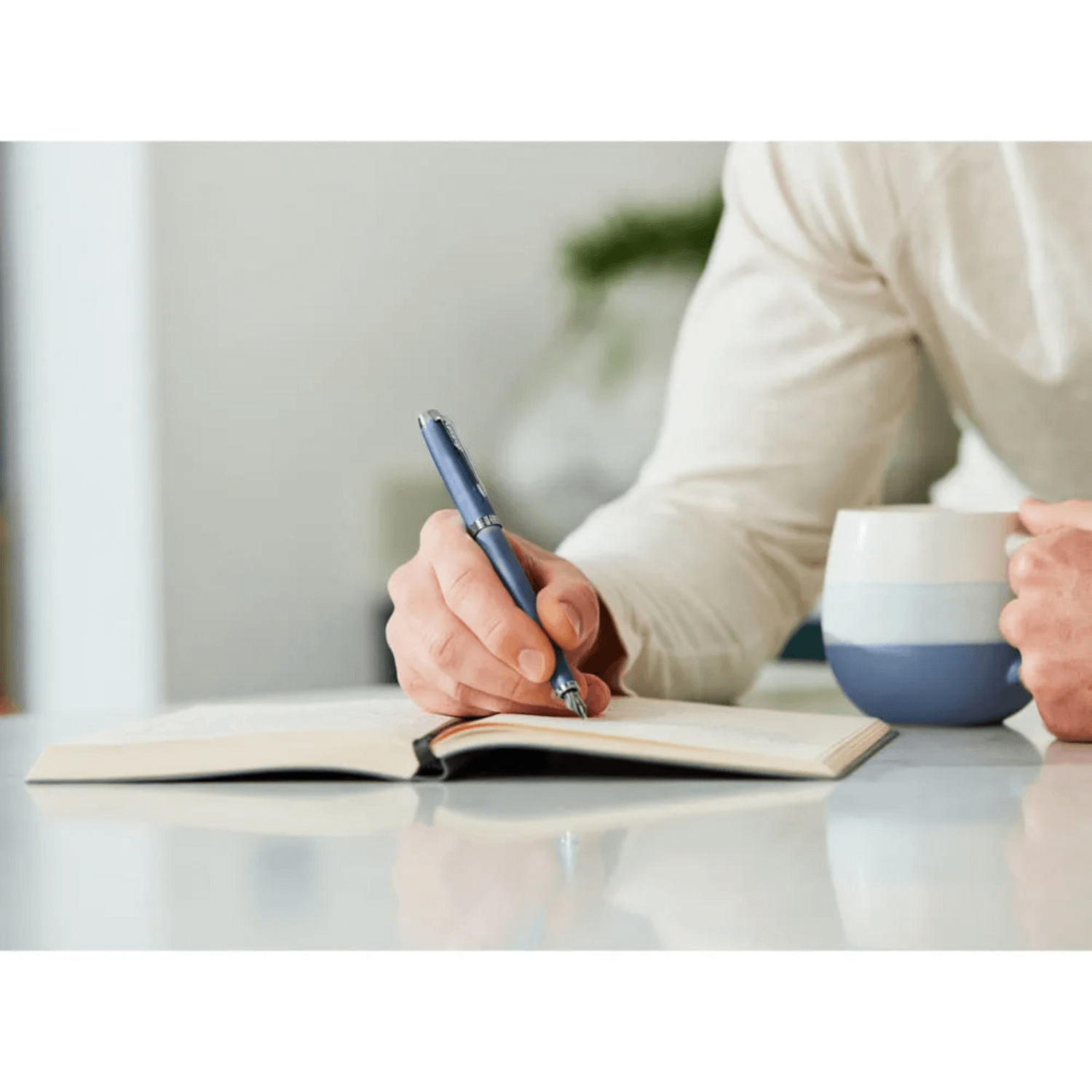 Pluma Parker IM Writing Rituals Azul Med Tinta Azul