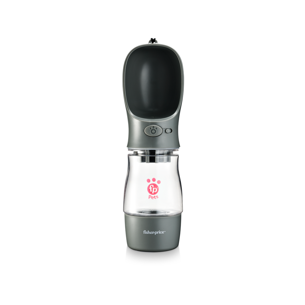 Botella Agua Perro Fisher Price Snack 258Ml Gris PP262