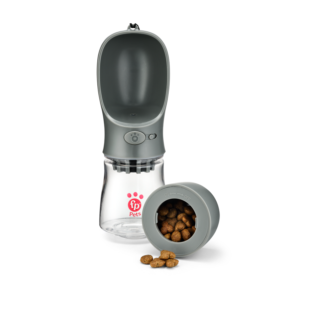 Botella Agua Perro Fisher Price Snack 258Ml Gris PP262