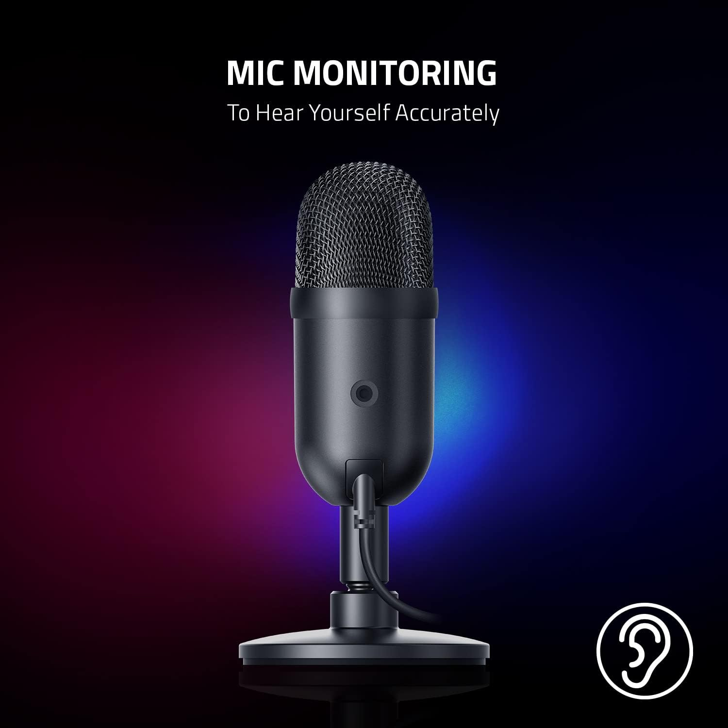 Microfono Razer Seiren V2 X Supercardioide USB Stream Negro