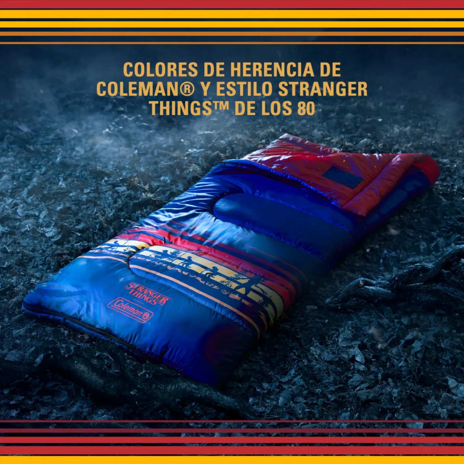 Saco de Dormir Coleman 10C Stranger Things Thermolock 1,80 m