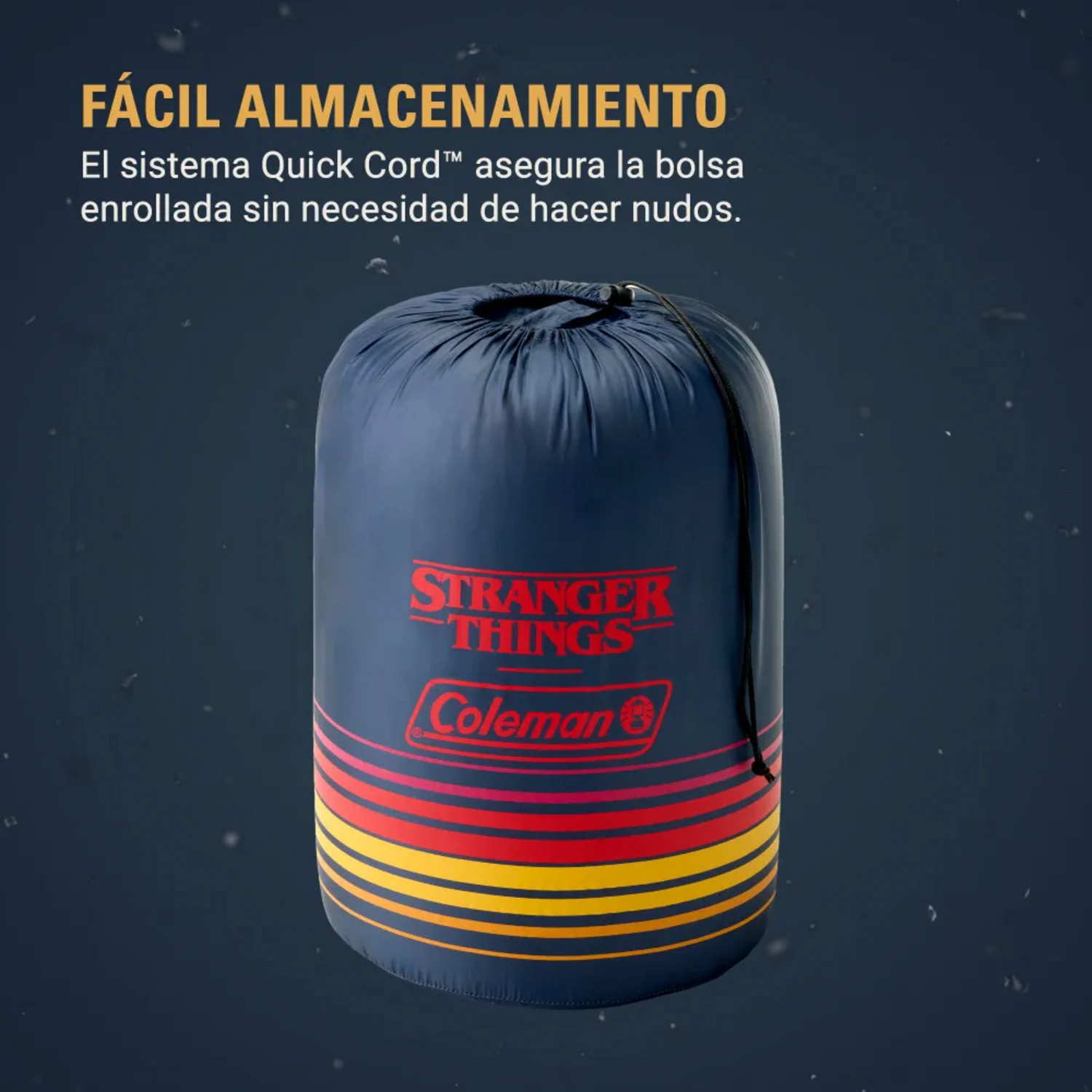 Saco de Dormir Coleman 10C Stranger Things Thermolock 1,80 m