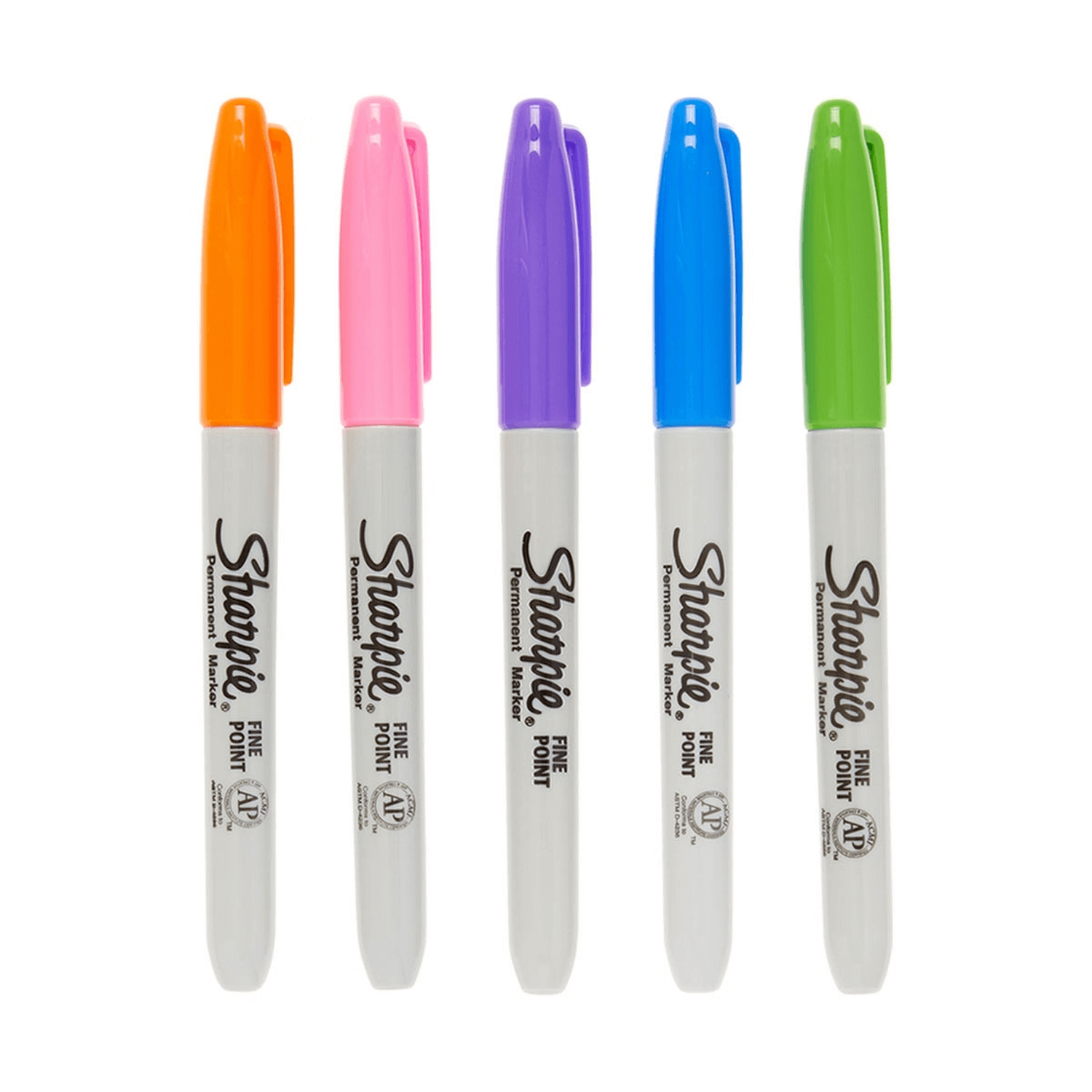 Set 5 Plumones Marcadores Sharpie Glam Pop Punta Fina Perma