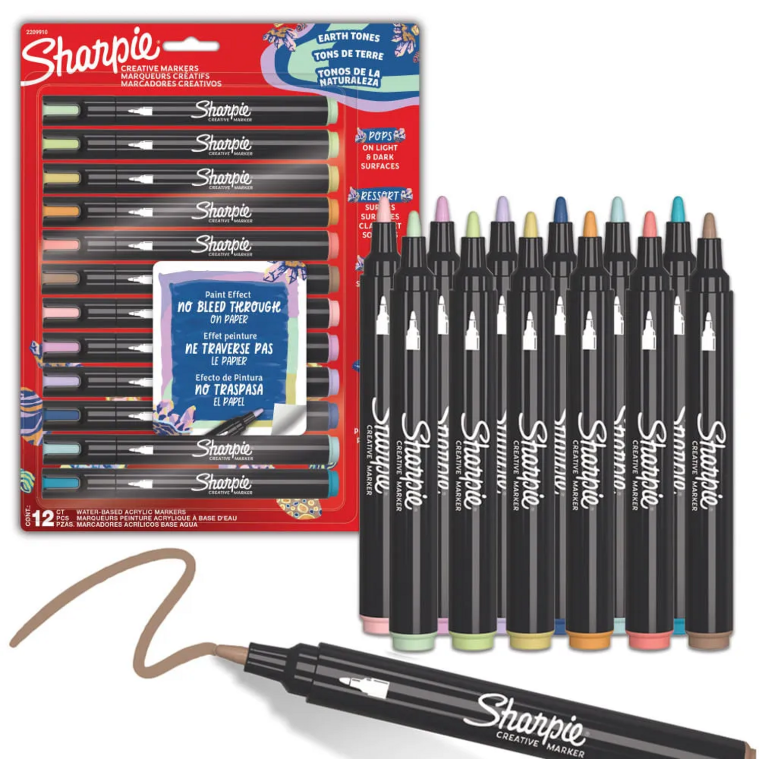 Sharpie Acrilico Naturaleza
