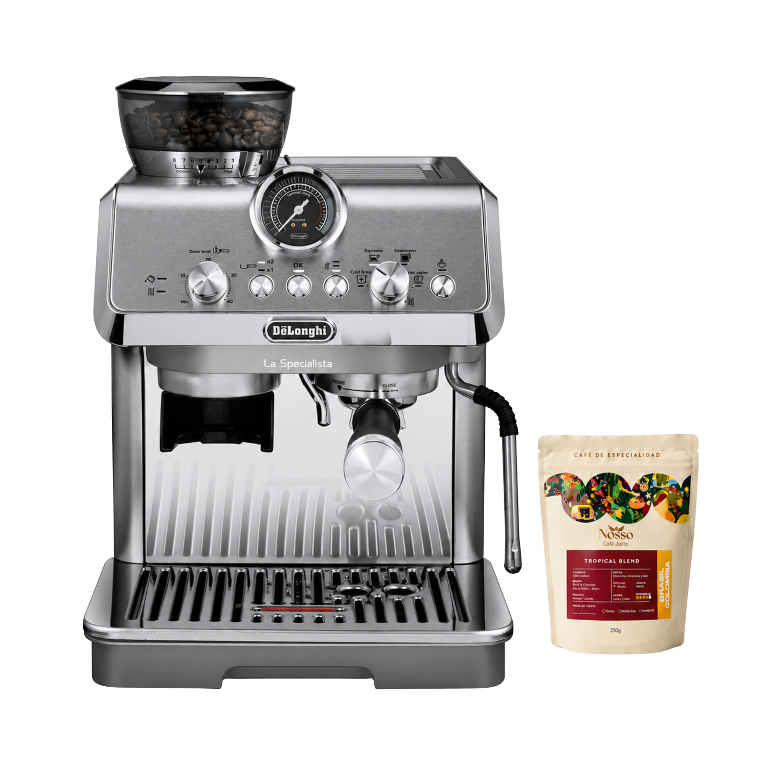 Cafetera DeLonghi Specialista Arte Evo Cold Brew Café 250g