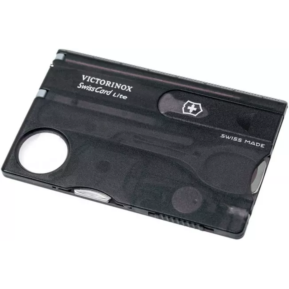 Tarjeta Victorinox SwissCard Lite Negra 13 Funciones LED