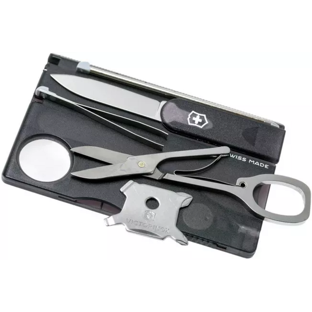 Tarjeta Victorinox SwissCard Lite Negra 13 Funciones LED