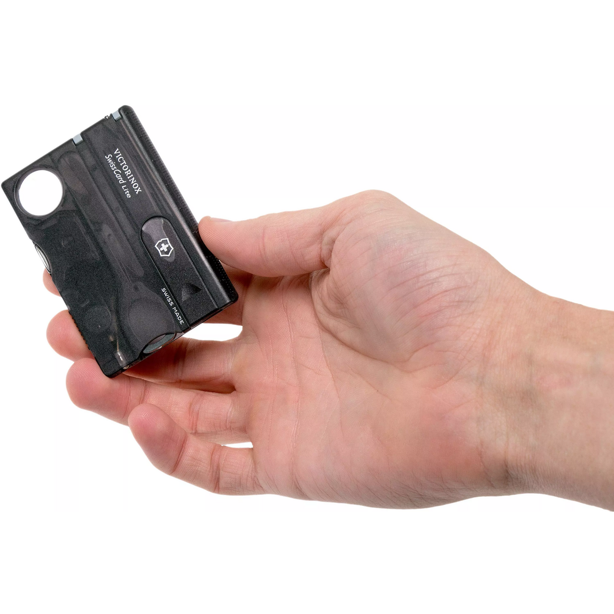 Tarjeta Victorinox SwissCard Lite Negra 13 Funciones LED