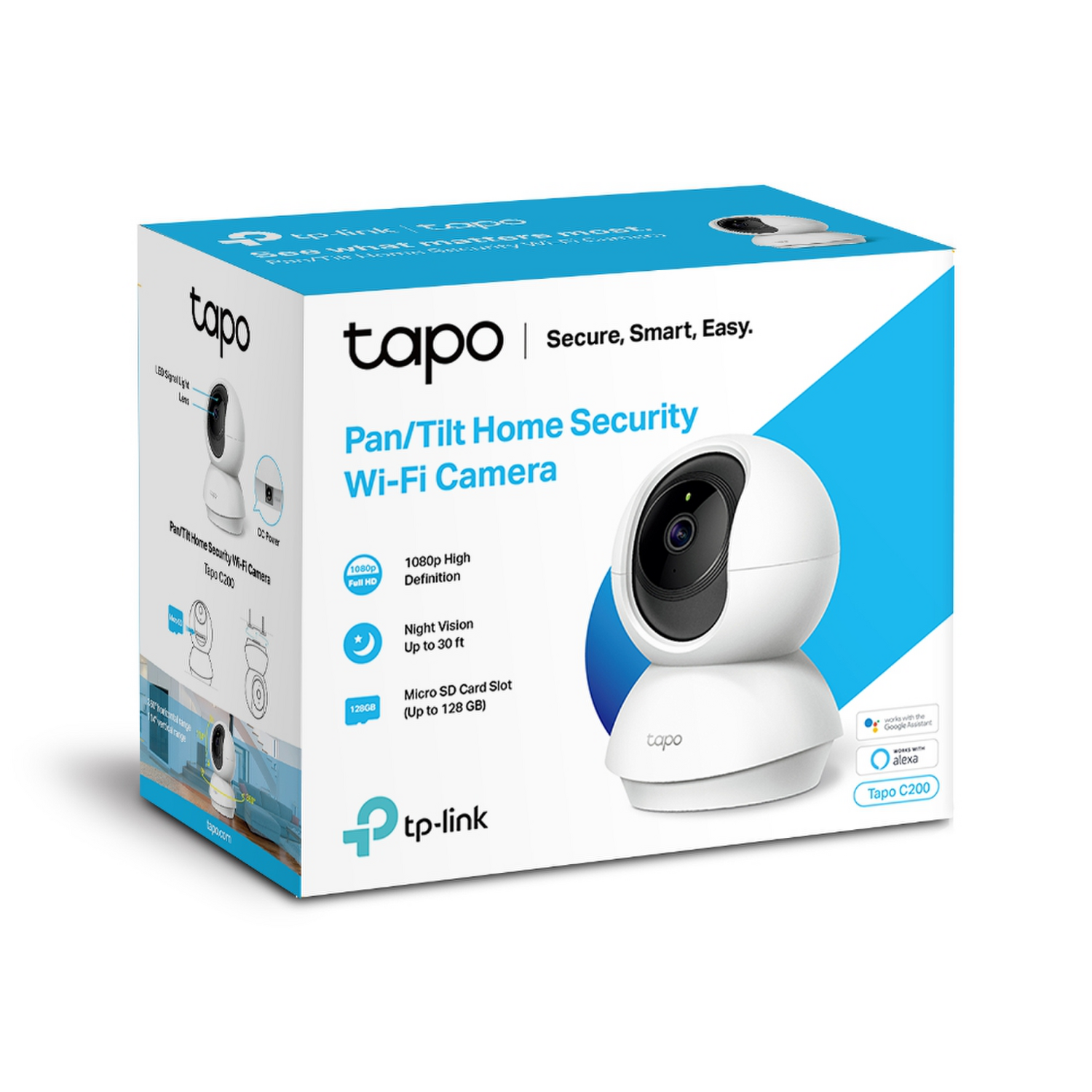 Camara Rotatoria WiFi de Seguridad Casa TP-Link Tapo C200