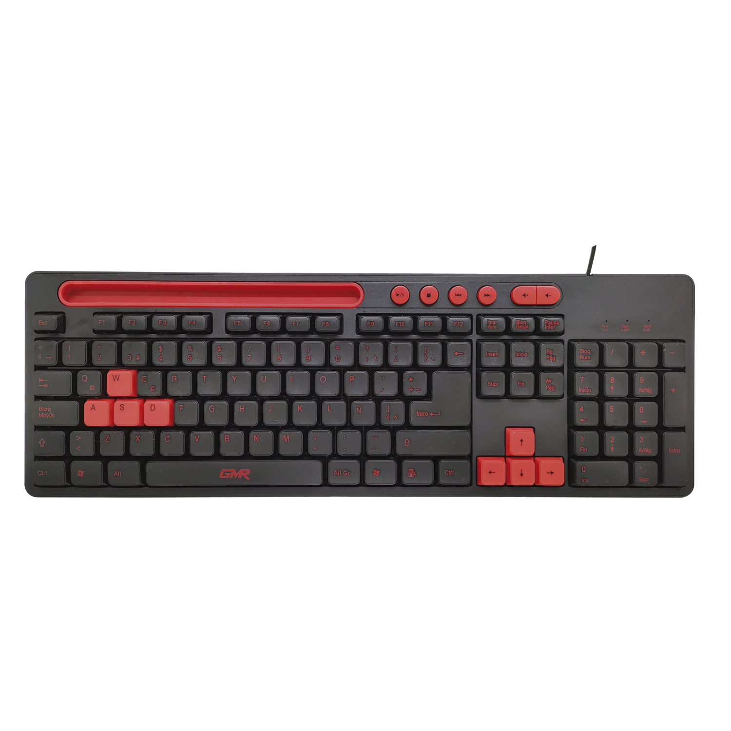 Teclado Gamer Multilaser con Soporte Para Telefono TC504 7908414459038 Teclado by Multilaser | New Horizons