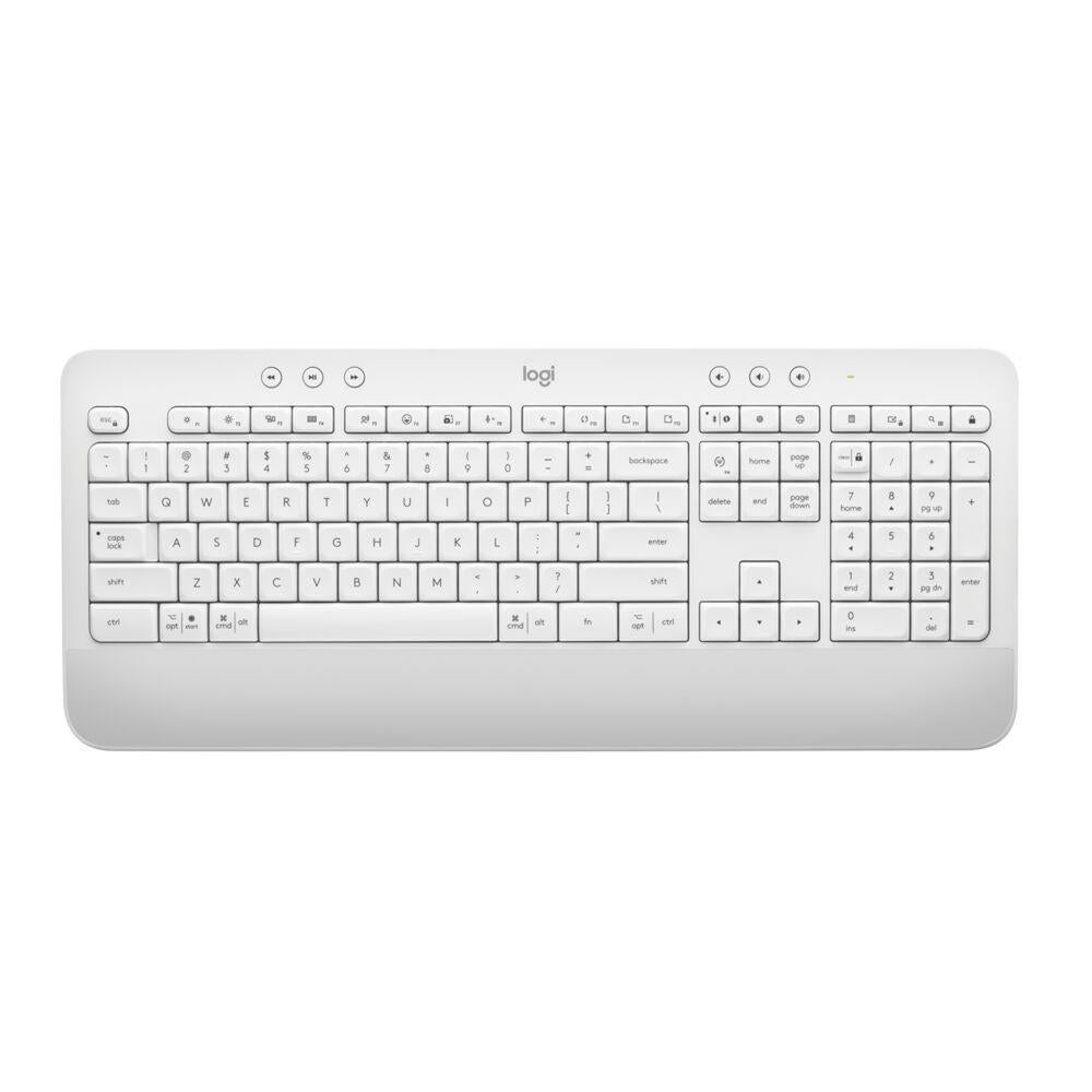 Teclado Logitech K650 Inalambrico Blanco Español 097855179548 Teclado by Logitech | New Horizons