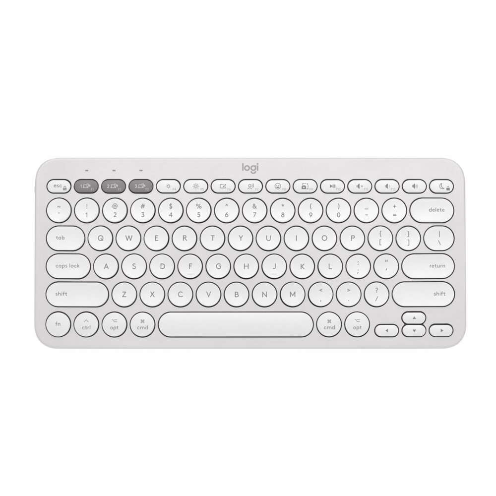 Teclado Logitech Pebble 2 K380S Blanco Español 097855186355 teclado by Logitech | New Horizons
