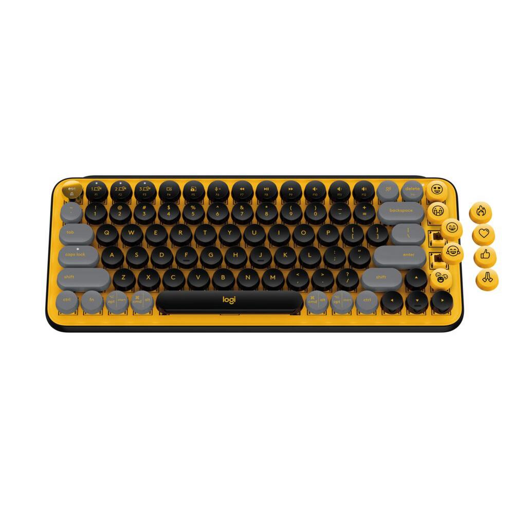 Teclado Logitech Pop Keys Amarillo Blast 097855171931 Teclado by Logitech | New Horizons