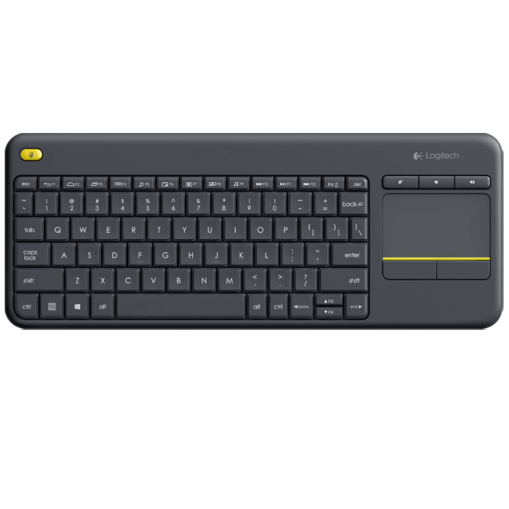 Teclado Logitech Smart TV K400 Plus Negro 097855115324 by Logitech | New Horizons