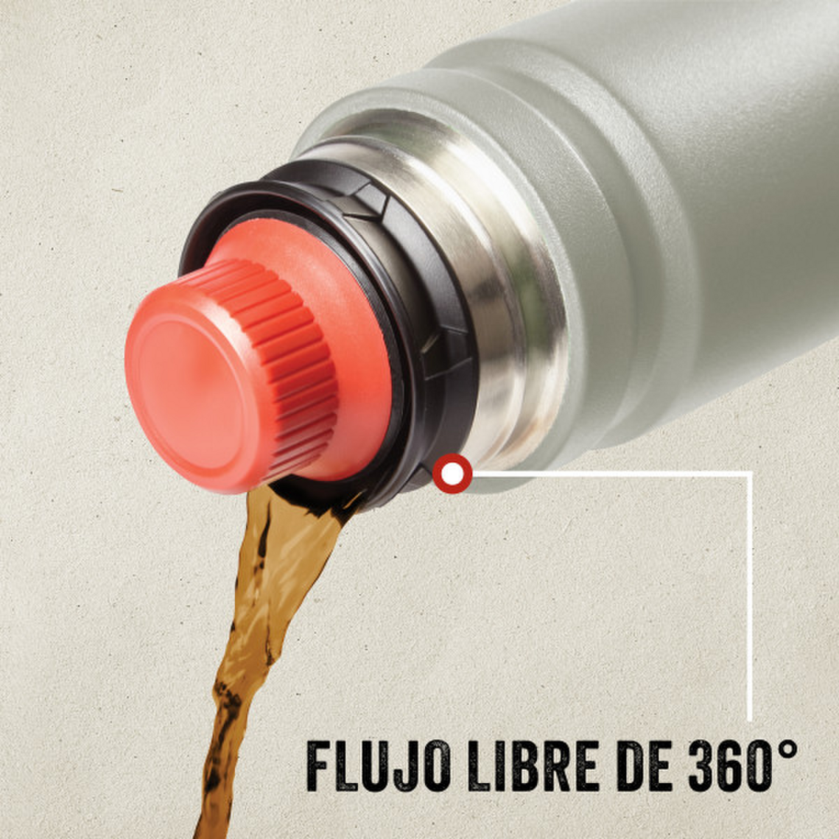 Termo Coleman Matero Verde 700 ml Calor 40h Frío 60h BPA
