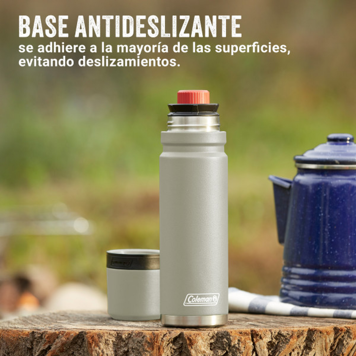 Termo Coleman Matero Verde 700 ml Calor 40h Frío 60h BPA