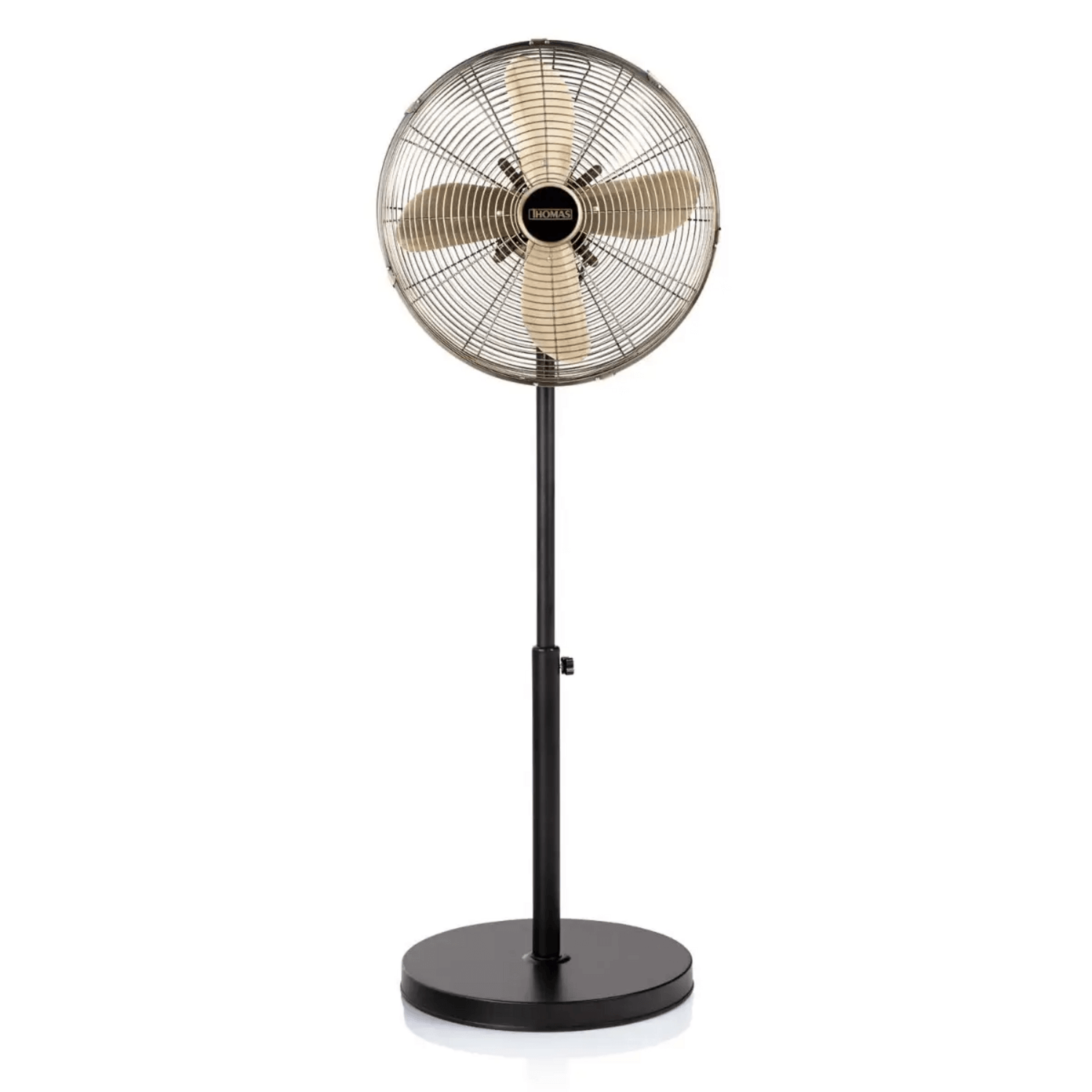 Ventilador De Pie Thomas TH-16BNP Gris Oscilante 50W 145 cm