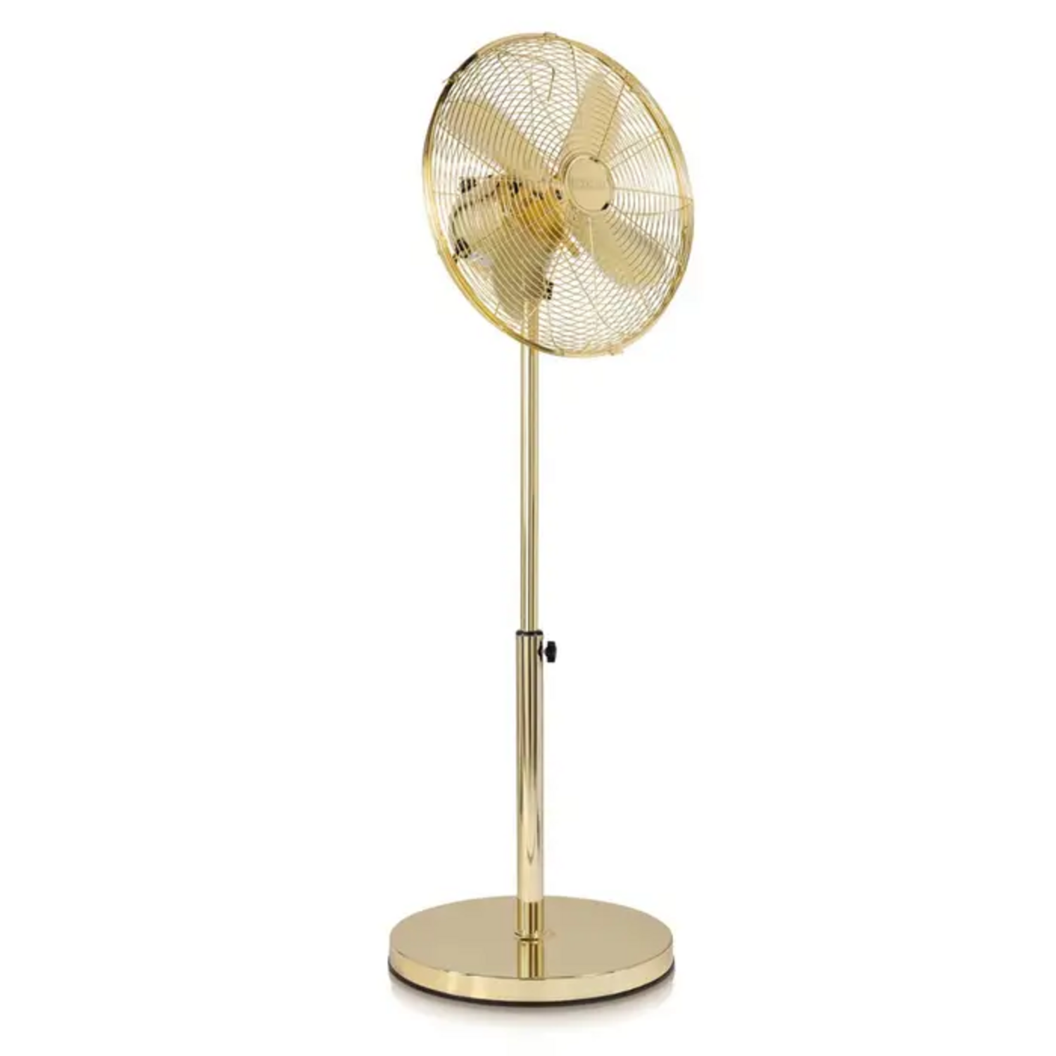 Ventilador De Pie Thomas TH-16DP Dorado Oscilante 50W 145 cm