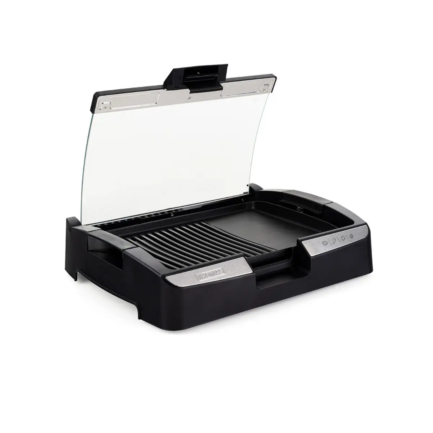 Parrilla Electr Thomas TH-224 1500W 225C Tapa Limpieza Fácil