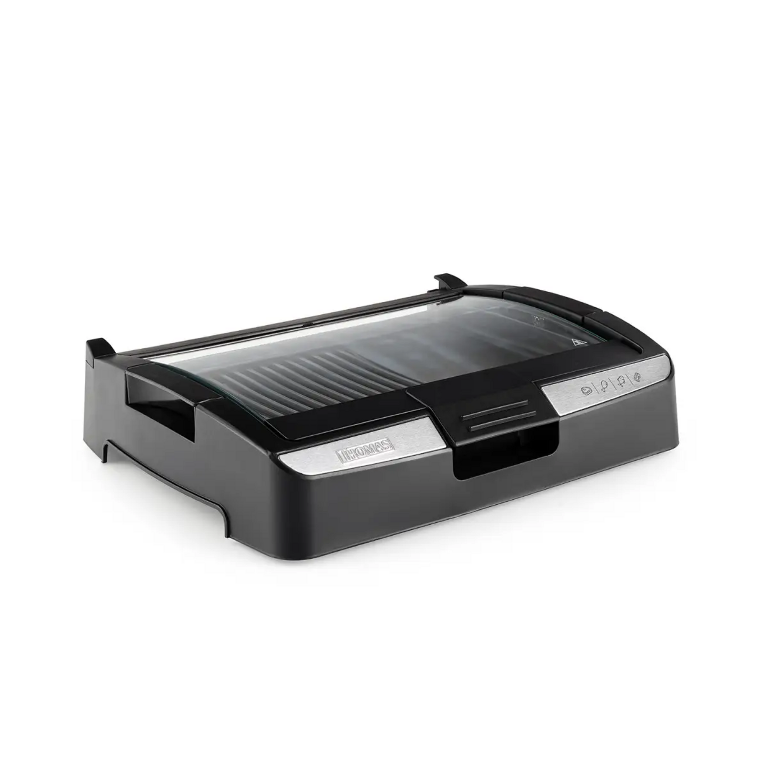 Parrilla Electr Thomas TH-224 1500W 225C Tapa Limpieza Fácil