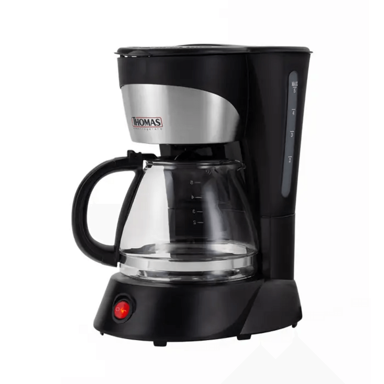 Cafetera Thomas TH-130 5 Tazas 750 ml Mantiene Calor Filtro para disfrutar un café aromático todos los días.
