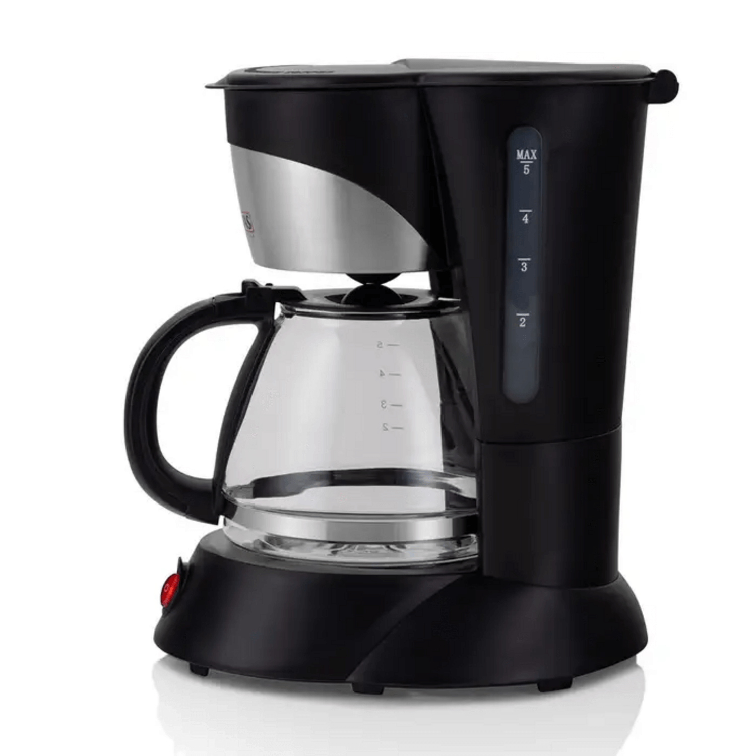 Cafetera Thomas TH-130 5 Tazas 750 ml Mantiene Calor Filtro en color negro con jarra de vidrio.