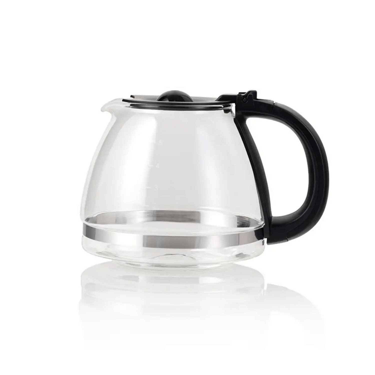 Cafetera Thomas TH-130 5 Tazas 750 ml Mantiene Calor Filtro - Jarra de vidrio transparente con mango negro.
