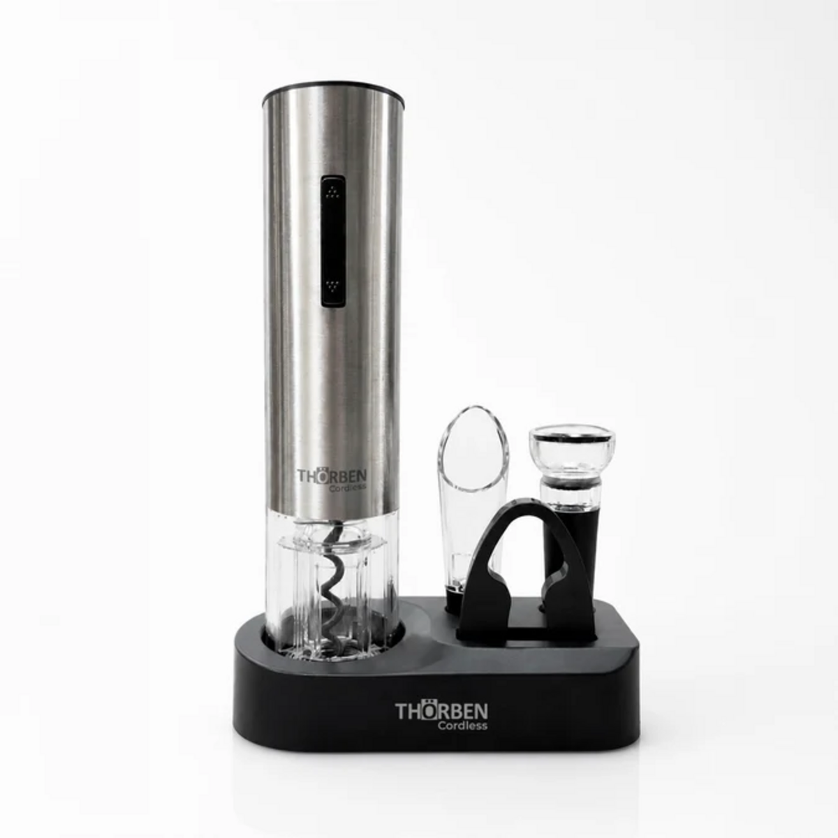 Set de Vinos Thorben USB-C Descorchador Eléctrico Recargable