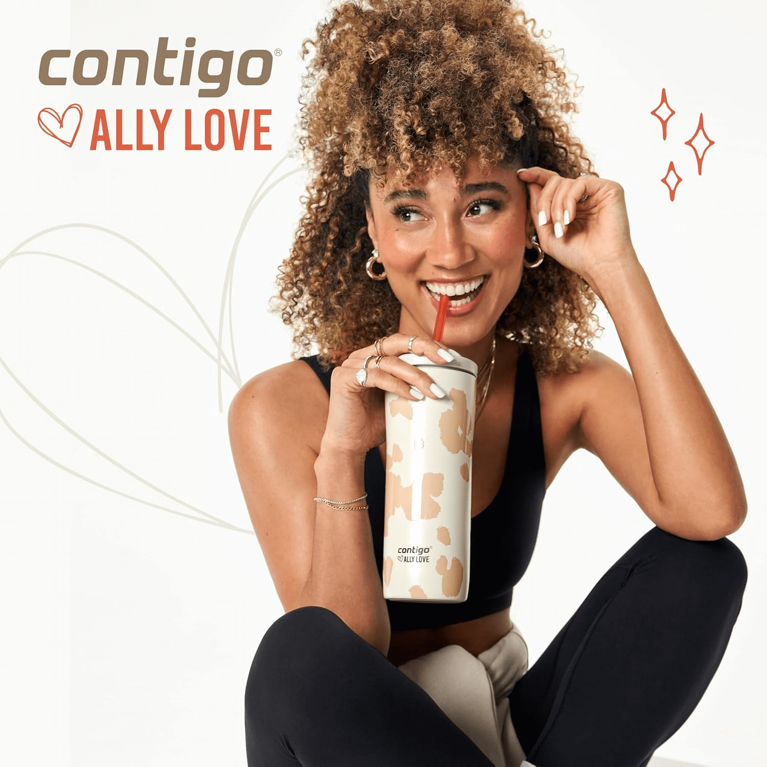 Vaso Termico 20H Frio Contigo Ally Love SV 2 Blanco 709 ml