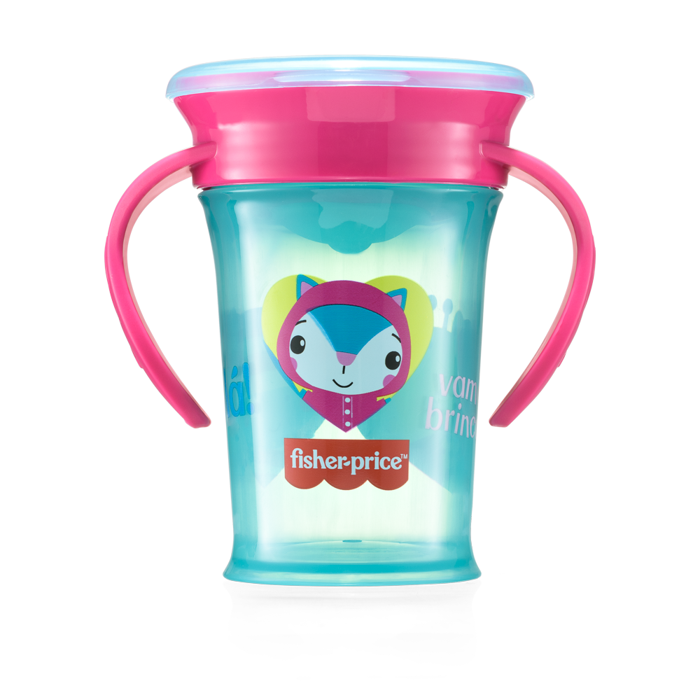Vaso de Entrena Fisher Price First Moments Rosa Candy BB1021 7899838899626 Vaso by Fisher Price | New Horizons