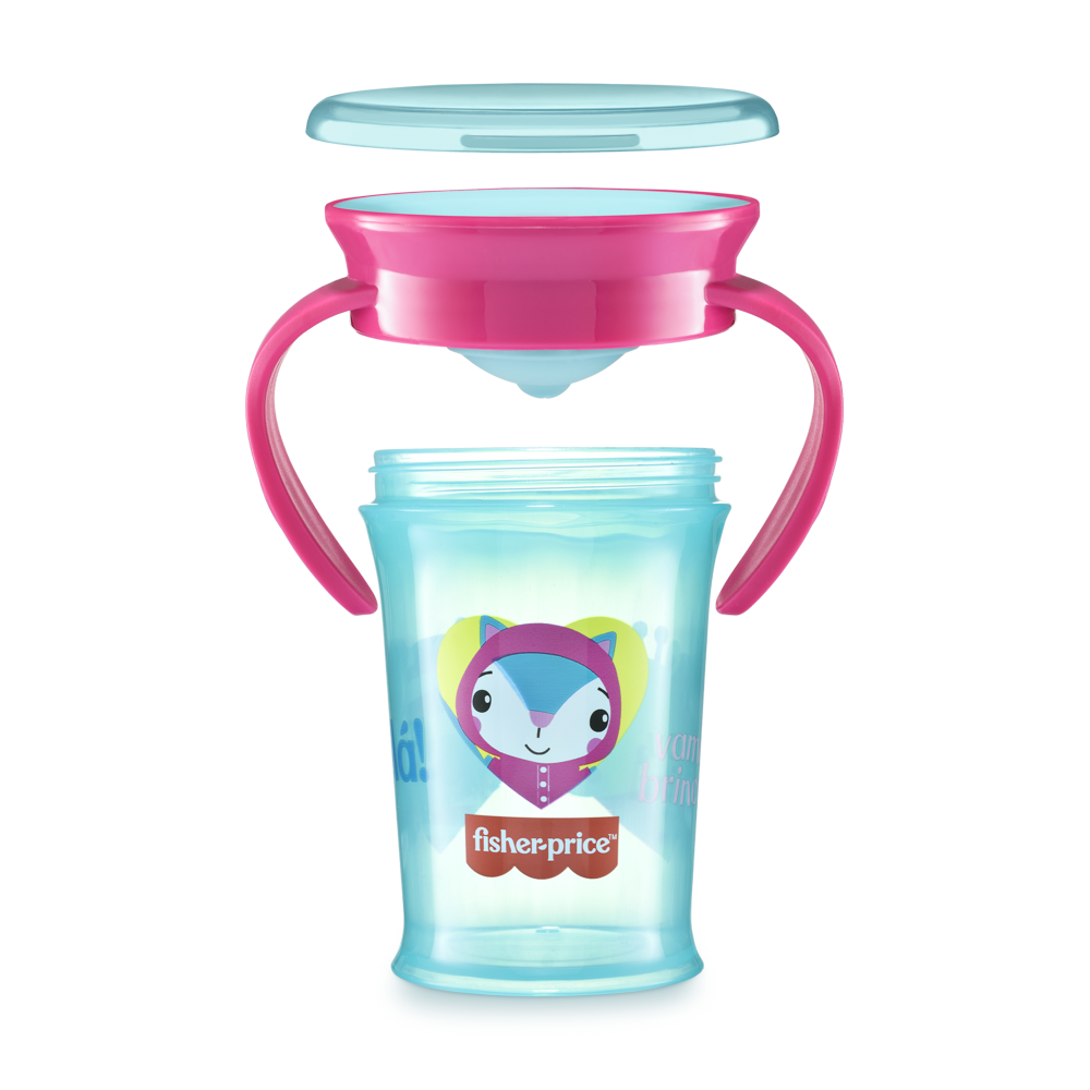 Vaso de Entrena Fisher Price First Moments Rosa Candy BB1021 7899838899626 Vaso by Fisher Price | New Horizons