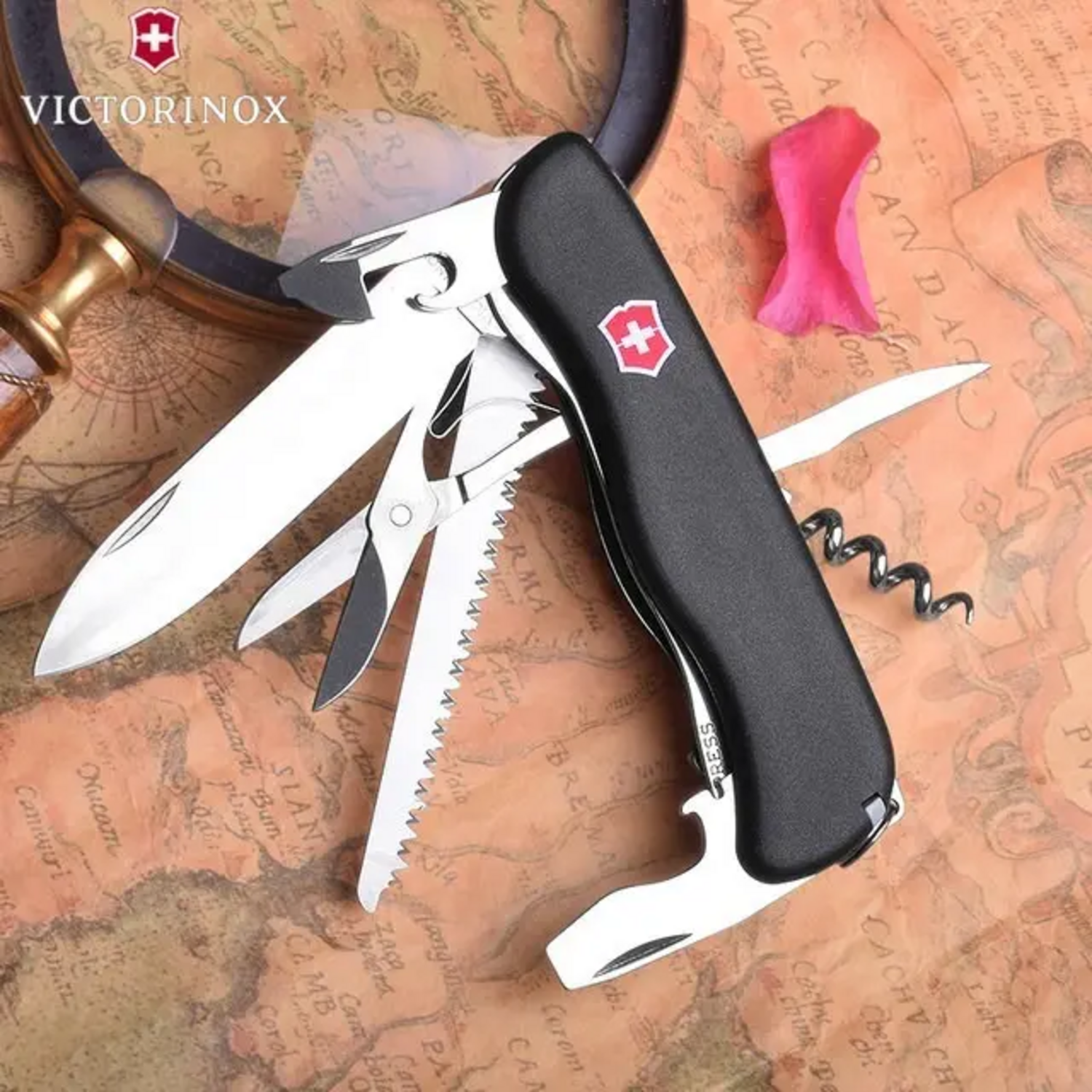 Navaja Cortapluma Victorinox Outrider Hoja Bloqueable Negra