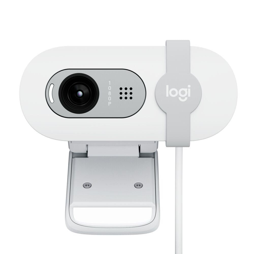 Webcam Logitech Brio 100 Blanco USB 960-001615 097855188618 Camara Web by Logitech | New Horizons