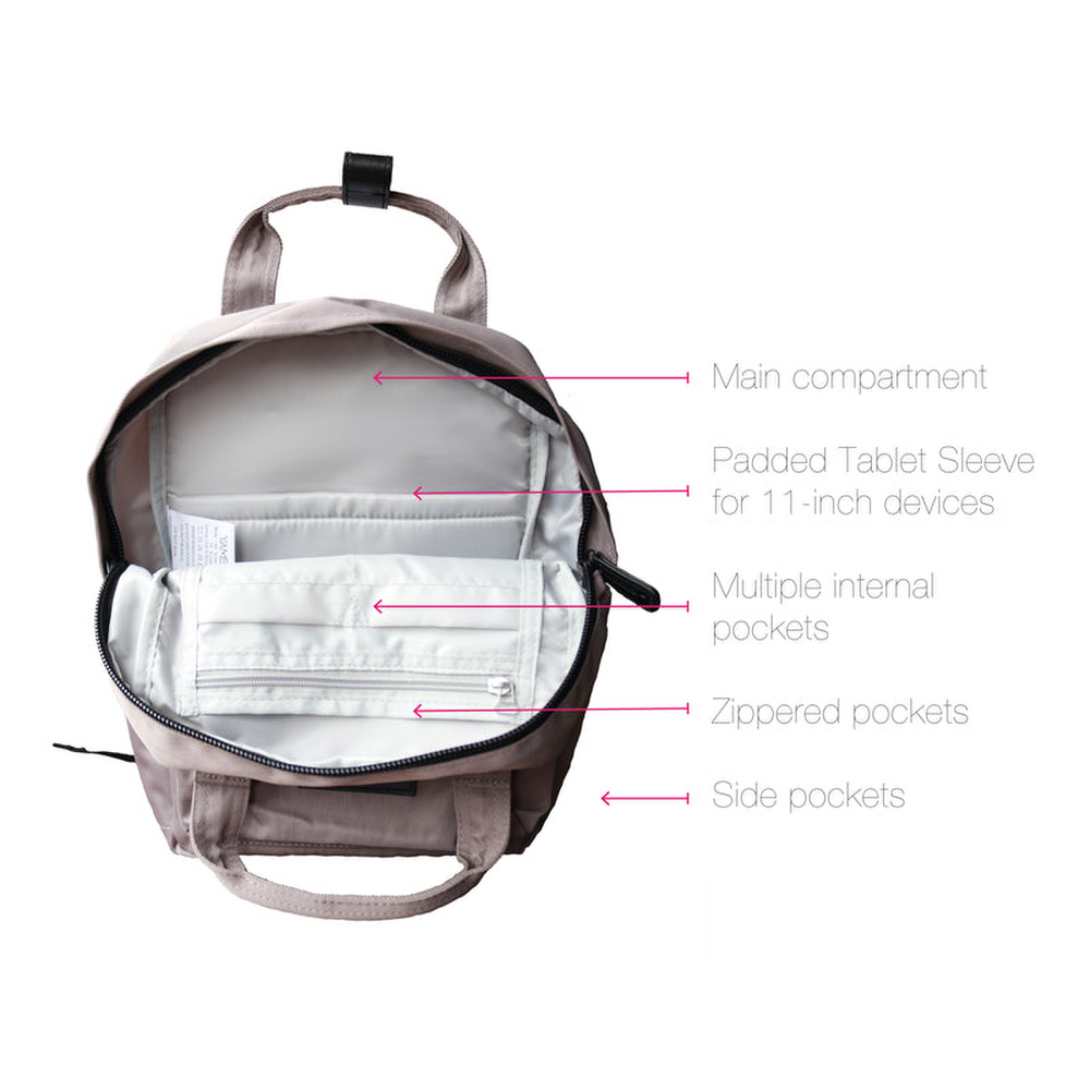 Mochila Notebook Tablet 11 Yambo Element Mini Negro YB037